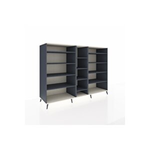 Kronos Dolap 11 Raflı  220x59x163 Antrasit-aytaşı/antrasit