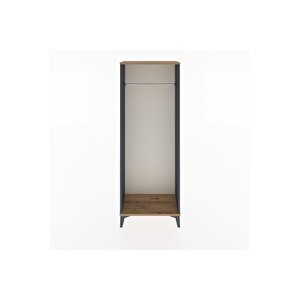 Arges Dolap Kapaklı Tek Askılı 60x30x163 Antrasit-çam