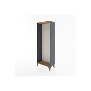 Arges Dolap Kapaklı Tek Askılı 60x30x163 Antrasit-çam