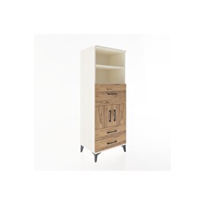 Hyperion Dolap 3 Raflı 3 Çekmeceli 2 Kapaklı 60x44x163 Aytaşı-çam