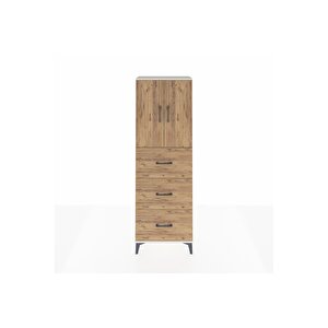 Arges Dolap 3 Raflı 3 Çekmeceli 2 Kapaklı 60x30x182 Aytaşı-çam