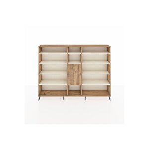 Arges Dolap 12 Raflı Tek Kapaklı  220x30x163 Çam-çam/aytaşı