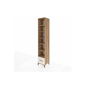 Hyperion Dolap 6 Raflı Tek Çekmeceli 44x44x243 Çam-aytaşı