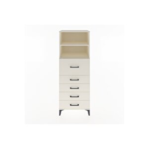 Hyperion Dolap 2 Raflı 5 Çekmeceli 60x44x163 Aytaşı-aytaşı