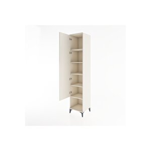 Hyperion Dolap 5 Raflı Tek Kapaklı 44x44x221 Aytaşı-aytaşı