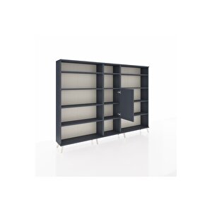 Arges Dolap 12 Raflı Tek Kapaklı  220x30x163 Antrasit-antrasit