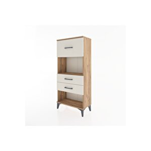 Hyperion Dolap Tek Raflı 3 Çekmeceli 60x44x134 Çam-aytaşı