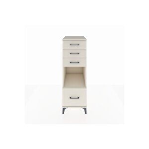Kronos Dolap Tek Raflı 4 Çekmeceli 44x59x134 Aytaşı-aytaşı