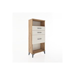Hyperion Dolap Tek Raflı 3 Çekmeceli 60x44x134 Çam-aytaşı