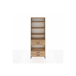 Arges Dolap 5 Raflı 3 Çekmeceli 88x30x243 Çam-çam