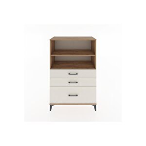Hyperion Dolap 2 Raflı 3 Çekmeceli 88x44x134 Çam-aytaşı