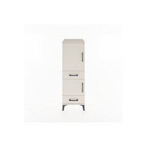Hyperion Dolap 3 Raflı 2 Çekmeceli 2 Kapaklı 44x44x134 Aytaşı-aytaşı
