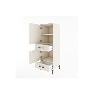 Hyperion Dolap 3 Raflı 2 Çekmeceli 2 Kapaklı 44x44x134 Aytaşı-aytaşı