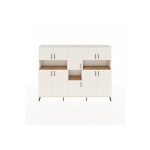 Arges Dolap 14 Raflı 10 Kapaklı 220x30x163 Aytaşı-aytaşı/çam