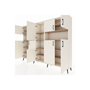 Arges Dolap 14 Raflı 10 Kapaklı 220x30x163 Aytaşı-aytaşı/çam