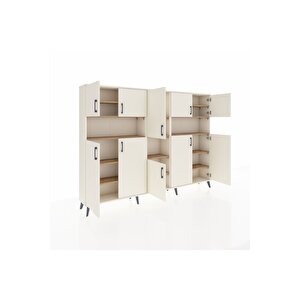 Arges Dolap 14 Raflı 10 Kapaklı 220x30x163 Aytaşı-aytaşı/çam