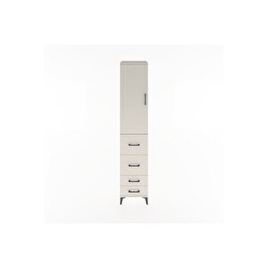 Hyperion Dolap 2 Raflı 4 Çekmeceli Tek Askılı 44x44x221 Aytaşı-aytaşı