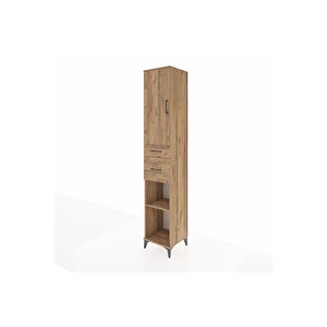 Hyperion Dolap 4 Raflı 2 Çekmeceli Tek Kapaklı 44x44x243 Çam-çam