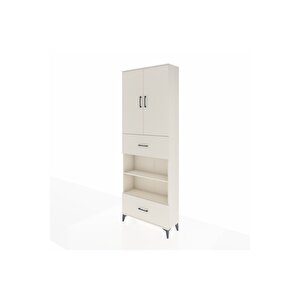 Arges Dolap 5 Raflı 2 Çekmeceli 2 Kapaklı 88x30x243 Aytaşı-aytaşı