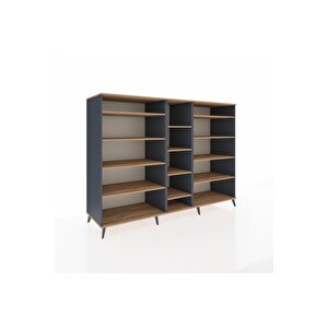 Kronos Dolap 11 Raflı  220x59x163 Antrasit-çam