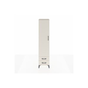 Hyperion Dolap 5 Raflı 2 Çekmeceli Tek Kapaklı 44x44x195 Aytaşı-aytaşı