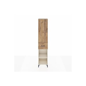 Arges Dolap 3 Raflı Tek Çekmeceli Tek Askılı 44x30x221 Aytaşı-çam