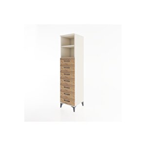 Hyperion Dolap 2 Raflı 7 Çekmeceli 44x44x182 Aytaşı-çam