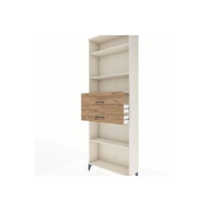 Arges Dolap 4 Raflı 2 Çekmeceli 88x30x243 Aytaşı-çam