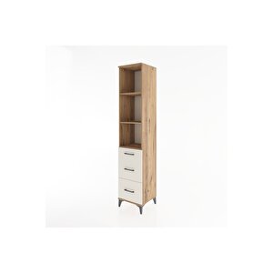 Hyperion Dolap 3 Raflı 3 Çekmeceli 44x44x221 Çam-aytaşı