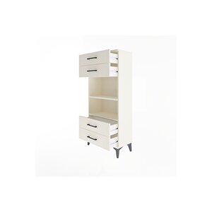 Arges Dolap 2 Raflı 4 Çekmeceli 60x30x134 Aytaşı-aytaşı