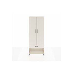 Arges Dolap 4 Raflı Tek Çekmeceli 2 Kapaklı 88x30x221 Aytaşı-aytaşı