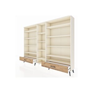 Arges Dolap 14 Raflı 2 Çekmeceli  220x30x163 Aytaşı-aytaşı/çam