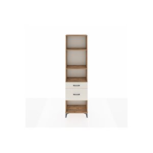 Arges Dolap 3 Raflı 2 Çekmeceli 60x30x221 Çam-aytaşı