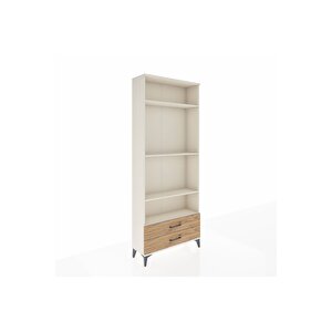 Arges Dolap 4 Raflı 2 Çekmeceli 88x30x221 Aytaşı-çam