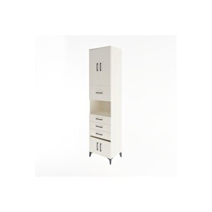 Hyperion Dolap 3 Raflı 4 Çekmeceli 4 Kapaklı 60x44x243 Aytaşı-aytaşı