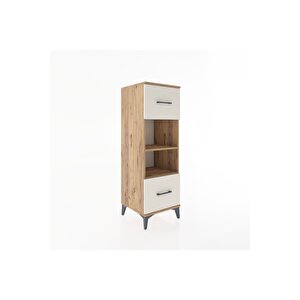Hyperion Dolap 2 Raflı 2 Çekmeceli 44x44x134 Çam-aytaşı