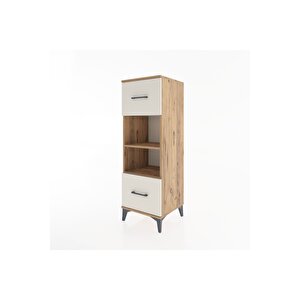 Hyperion Dolap 2 Raflı 2 Çekmeceli 44x44x134 Çam-aytaşı