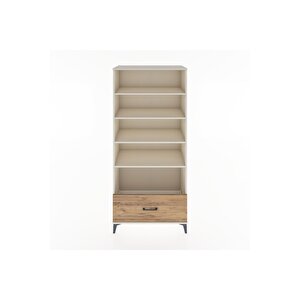 Hyperion Dolap 4 Raflı Tek Çekmeceli 88x44x195 Aytaşı-çam