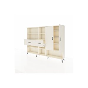 Arges Dolap 10 Raflı 2 Çekmeceli 2 Kapaklı 220x30x163 Aytaşı-aytaşı