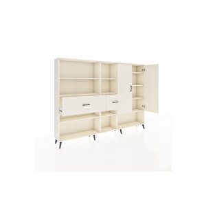 Arges Dolap 10 Raflı 2 Çekmeceli 2 Kapaklı 220x30x163 Aytaşı-aytaşı