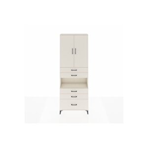 Arges Dolap 4 Raflı 5 Çekmeceli 2 Kapaklı 88x30x243 Aytaşı-aytaşı