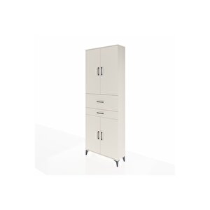 Arges Dolap 4 Raflı 2 Çekmeceli 4 Kapaklı 88x30x243 Aytaşı-aytaşı