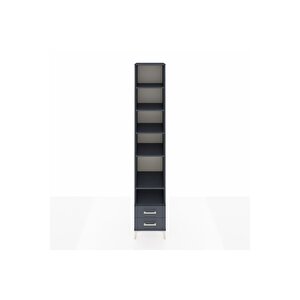 Hyperion Dolap 6 Raflı 2 Çekmeceli 44x44x243 Antrasit-antrasit