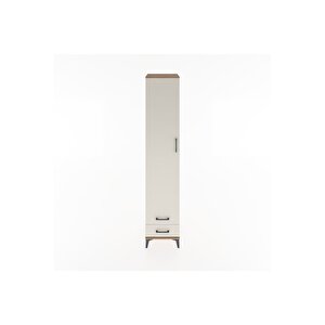 Hyperion Dolap 3 Raflı 2 Çekmeceli Tek Askılı 44x44x221 Çam-aytaşı