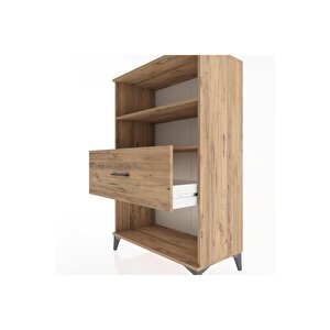 Hyperion Dolap 2 Raflı Tek Çekmeceli 88x44x134 Çam-çam