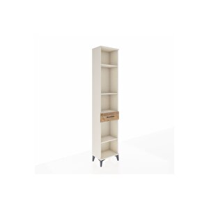 Arges Dolap 4 Raflı Tek Çekmeceli 44x30x221 Aytaşı-çam