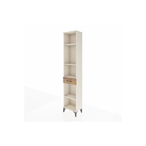 Arges Dolap 4 Raflı Tek Çekmeceli 44x30x221 Aytaşı-çam