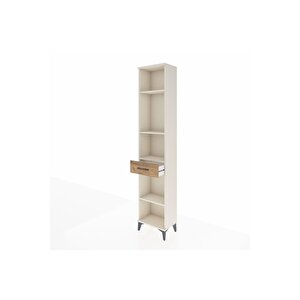 Arges Dolap 4 Raflı Tek Çekmeceli 44x30x221 Aytaşı-çam