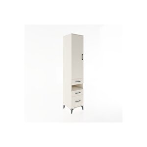 Hyperion Dolap 4 Raflı 3 Çekmeceli Tek Kapaklı 44x44x221 Aytaşı-aytaşı