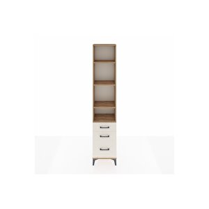 Arges Dolap 4 Raflı 3 Çekmeceli 44x30x221 Çam-aytaşı